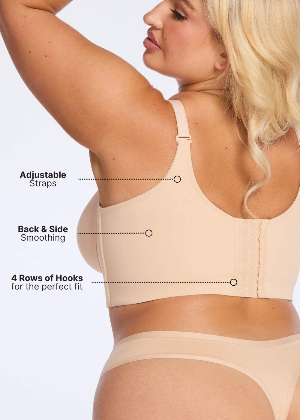 MissKlara 360Support Draadloze Plunge Beha
