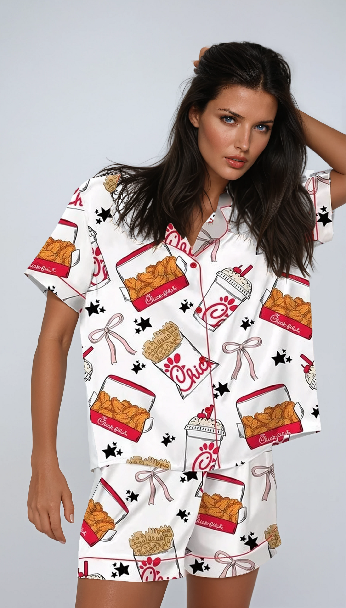 MissKlara Kip Print Satijnen Set