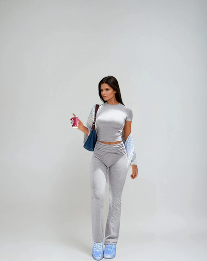 Missklara Lounge Set met Flared Broek