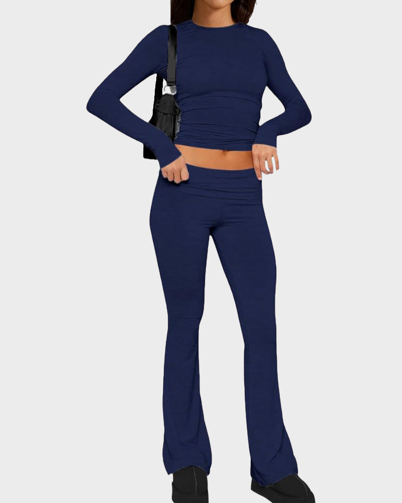 Missklara Lounge Set met Flared Broek