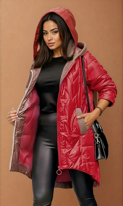 Missklara Kapuzenjacke mit langen Ärmeln