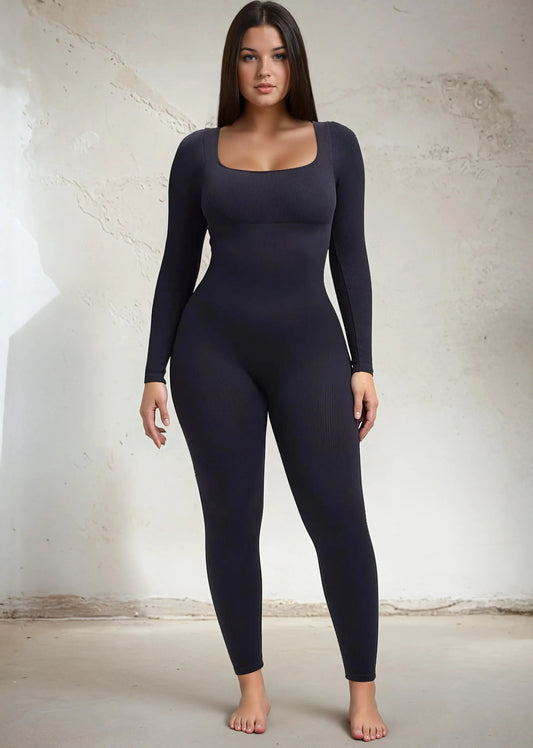 SnatchedKnit Longsleeve Jumpsuit