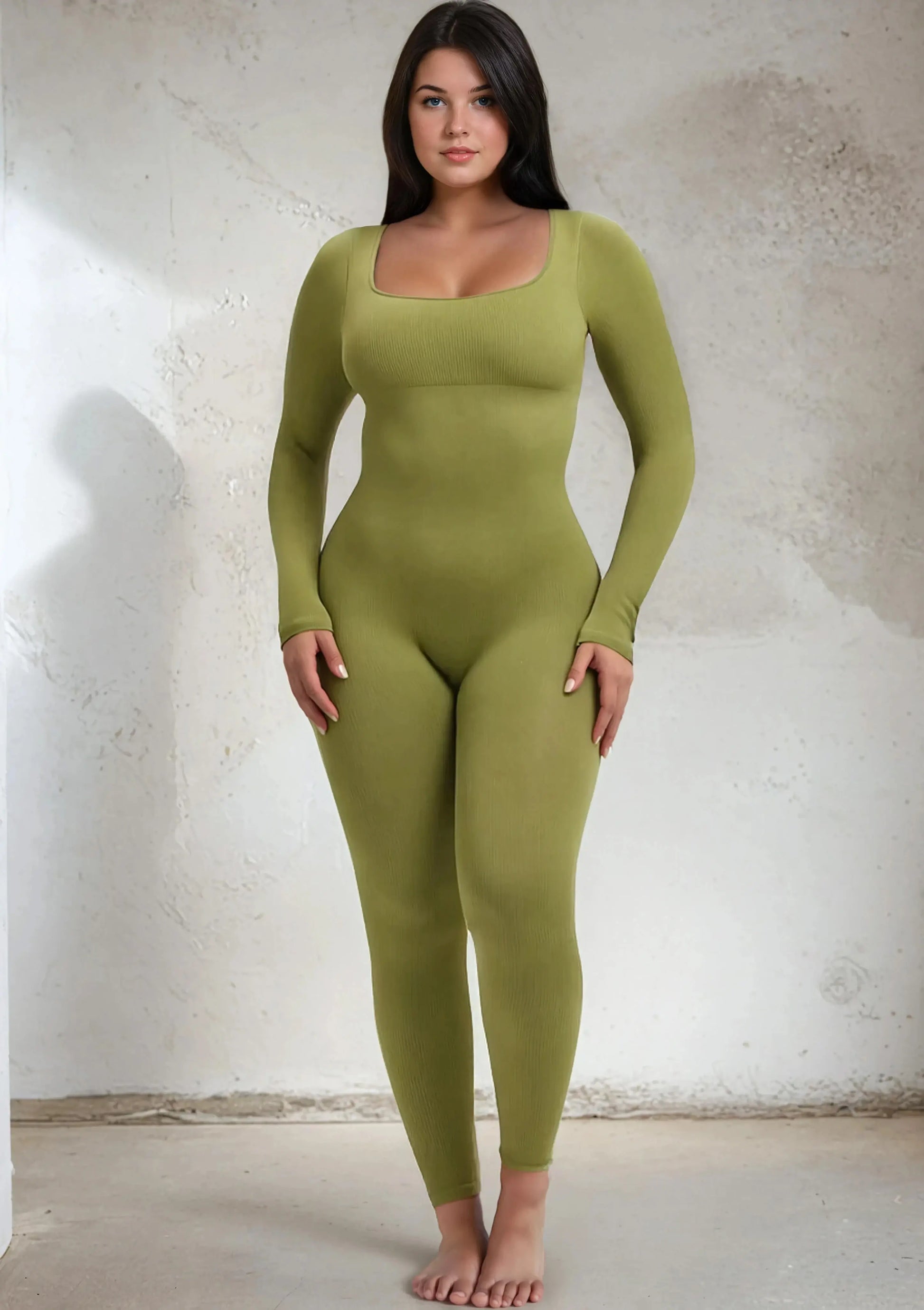 SnatchedKnit Longsleeve Jumpsuit