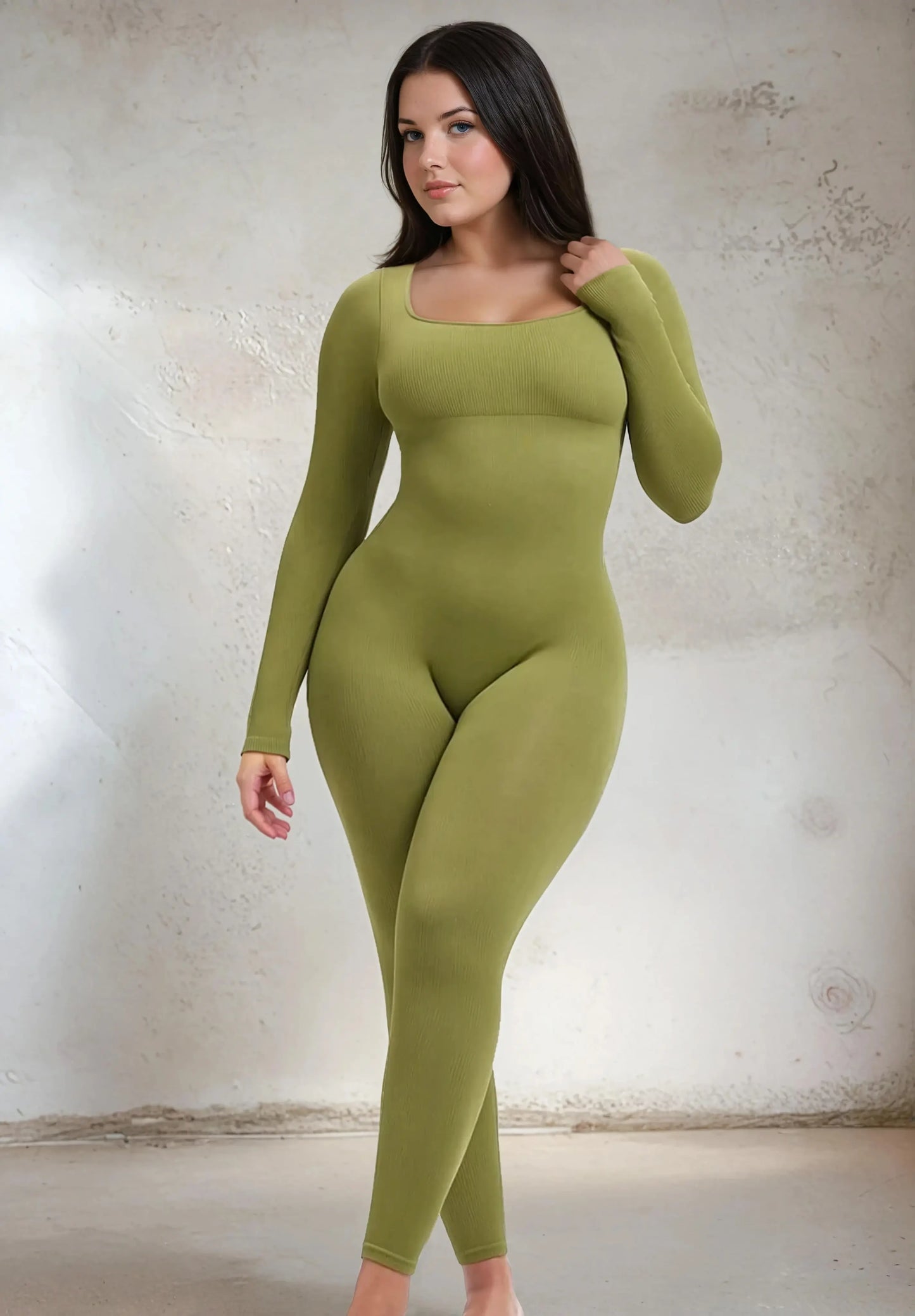 SnatchedKnit Longsleeve Jumpsuit