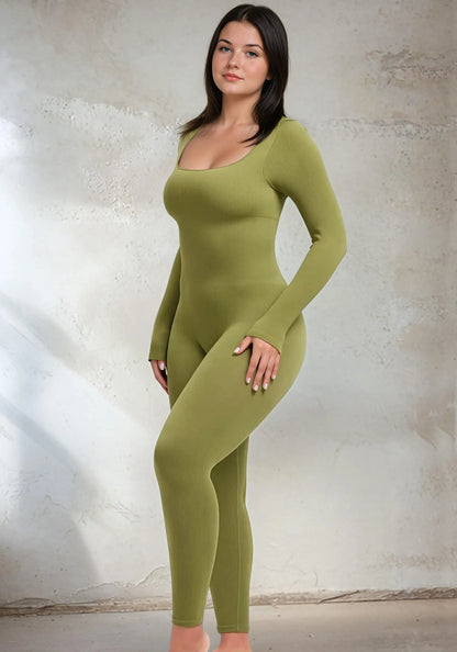 SnatchedKnit Longsleeve Jumpsuit
