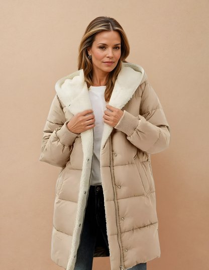 Missklara Damen-Winterjacke mit Fleecefutter