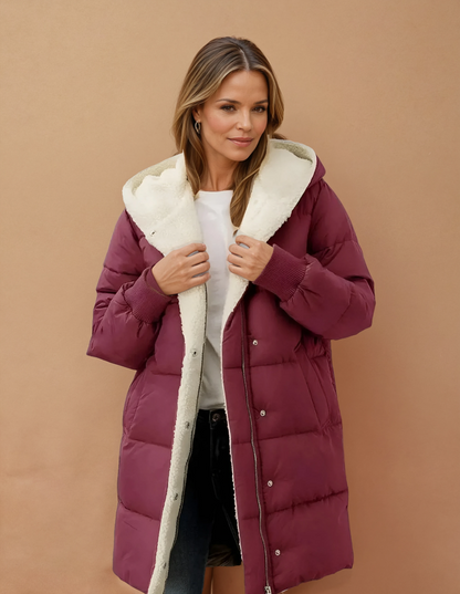 Missklara Damen-Winterjacke mit Fleecefutter