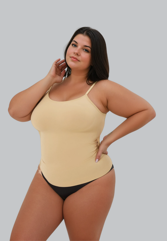 MissKlara PureEase Premium Camiseta de Tirantes con Cuello Redondo