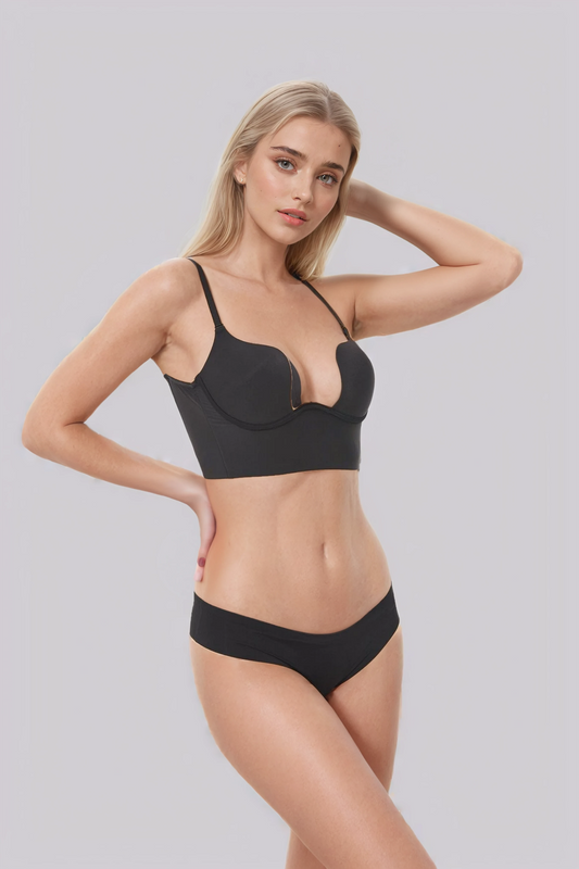 MissKlara Invisilift - Invisible bra with plunging neckline