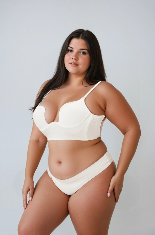 MissKlara Invisilift - Invisible bra with plunging neckline
